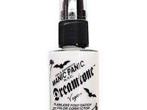 MANIC PANIC Dreamtone Flawless White Liquid Foundation - Full Coverage White Foundation And Color Corrector with Demi Matte Finish - Cosplay