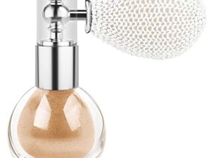 Glitter Powder Spray Shimmering Highlighter Spray for Hair and Body