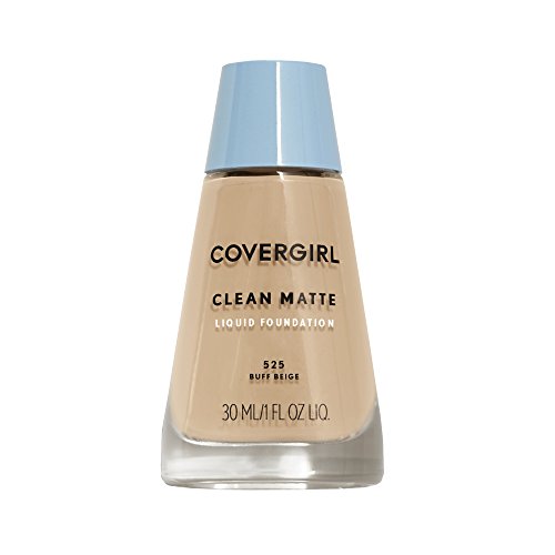COVERGIRL Clean Matte Liquid Foundation Buff Beige 525 COVERGIRL Clean Matte Liquid Foundation Buff Beige 525