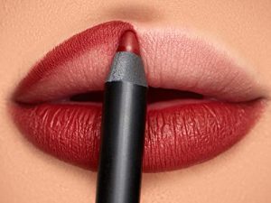 K7L Dark Red Lip Liner Pencil Cosmetics - Flame