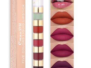 5 Colors Matte Liquid Lipstick Set