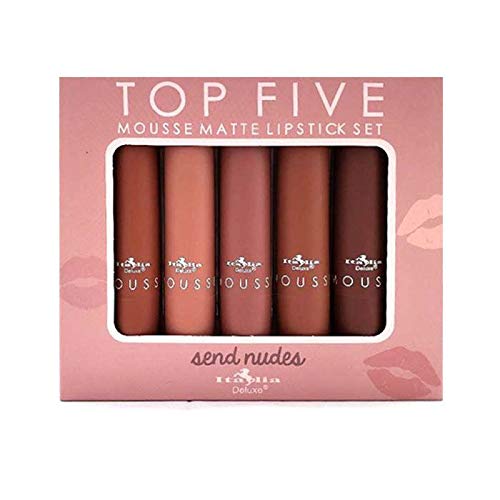 Italia Deluxe Top Five Mousse Matte Lipstick Set Send Nudes Italia Deluxe Top Five Mousse Matte Lipstick Set Send Nudes