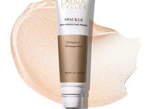 LAURA GELLER NEW YORK Spackle Super-Size - Champagne Glow - 2 Fl Oz - Skin Perfecting Primer Makeup with Hyaluronic Acid - Long-Wear Foundation Face Primer
