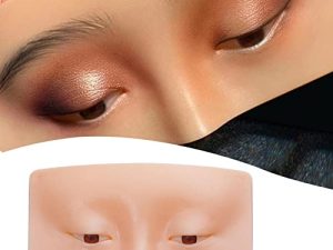 Makeup Face Practice Board 3D Realistic Silicone Pad The Perfect Aid to Practicing Makeup for Makeup Artists Students and Beginners to Practice Eyeshadow