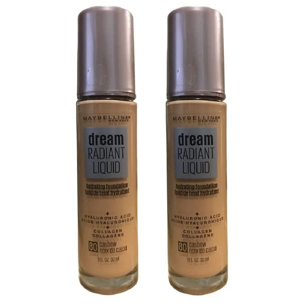 Pack of 2 Maybelline New York Dream Radiant Liquid Hydrating Foundation Pack of 2 Maybelline New York Dream Radiant Liquid Hydrating Foundation