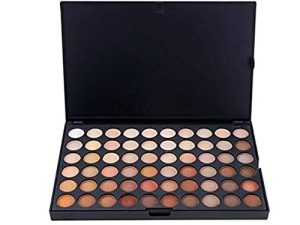 Pure Vie Professional Hightlight Eyeshadow Palette Makeup Contouring Kit - 120 Colors Highly Pigmented Warm Matte Shimmer Natural Cosmetic Eye Shadows Pallet #4