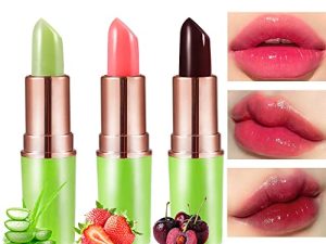3 Pcs Red Cherries Color Changing Lipstick