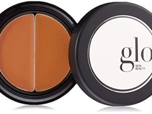 Glo Skin Beauty Under Eye Concealer Makeup with Duo Shades for Custom Blending - Corrects & Conceals Dark Circles & Redness - Buildable Longwearing Coverage (Tawny)