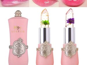 2 Pack Crystal Flower Jelly Lipstick