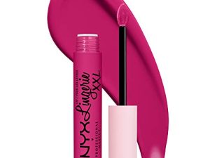 NYX PROFESSIONAL MAKEUP Lip Lingerie XXL Matte Liquid Lipstick - Pink Hit (Cool Toned Hot Pink)