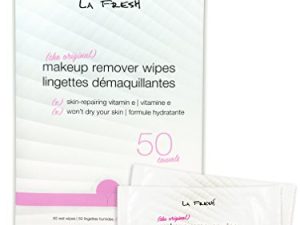 LA Fresh Makeup Remover Wipes with Vitamin E for Waterproof Makeup - Face Cleansing Wipes
