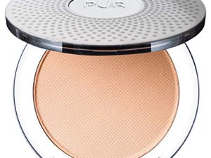 PÜR 4-in-1 Pressed Mineral Makeup SPF 15 Powder Foundation with Concealer & Finishing Powder- Medium to Full Coverage Foundation- Mineral-Based Powder- Cruelty-Free & Vegan Friendly