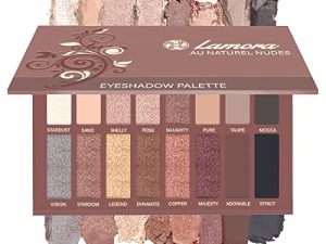 Best Pro Eyeshadow Palette Makeup - Matte Shimmer 16 Colors - Highly Pigmented - Professional Nudes Warm Natural Bronze Neutral Smoky Cosmetic Eye Shadows