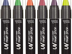 UV Face and Body Paint Sticks - Costume