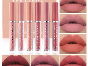 Topcent 6 Colors Matte Liquid Lipstick Makeup Set