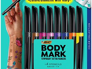 BIC BodyMark Temporary Tattoo Markers for Skin
