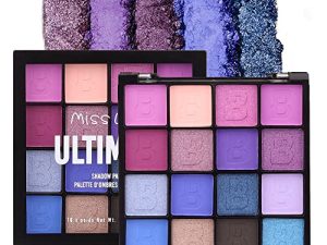 AMY'S DIARY Blue Purple Eyeshadow Palette Blue Purple Glitter Makeup