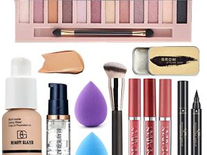 All in One Makeup Kit For Girls12 Colors Matte Shimme Eyeshadow Palette