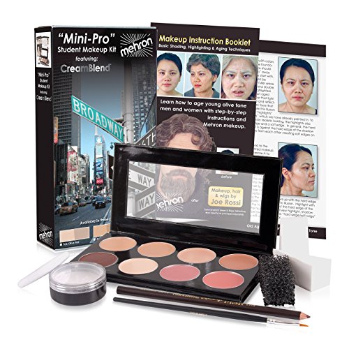 Mehron Mini-Pro Theatrical Kit Fair/Olive Fair Complexion Mehron Mini-Pro Theatrical Kit Fair/Olive Fair Complexion
