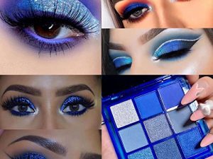 AMY'S DIARY Blue Eyeshadow Palette Glitter Eye shadow Makeup