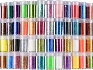 Teenitor 48 Colors Glitter Set