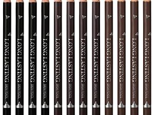 12 PCS Waterproof Sweat-proof Eyeliner Makeup Brow Tint Pen