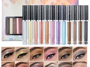 BestLand 12 Colors Liquid Glitter Eyeshadow Set