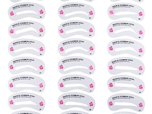 24 Styles Eyebrow Stencils