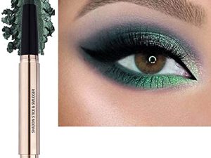 Daeuwiutr 2 in1 Green Eyeshadow Stick for Eye Makeup