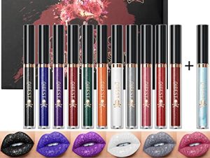 12 Pcs Matte to Glitter Liquid Lipstick Set