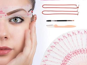 Eyebrow Stencil Reusable Shaper Kit - 24 Styles Eyebrow Template With Strap
