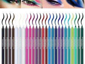 Sumeitang 25 Colors Eyeliner Pencil Set