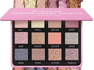 Nude Pink Rose Eyeshadow Palette - 12 Highly Pigmented Shimmer Matte Colors For Professional Neutral Makeup Looks - Travel Size Eye Shadow Palette With Mirror