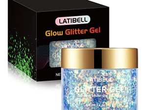 LATIBELL Glow in The Dark Body Glitter Gel