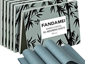 600 Counts Oil Blotting Sheets with Bamboo Charcoal