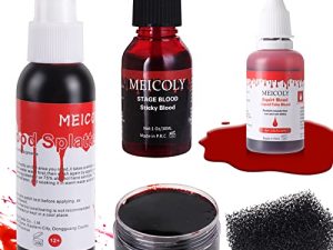 MEICOLY 5pcs Fake Blood Kit