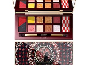 zeesea Eyeshadow Palette The British Museum Alice Series Eyeshadow Power Highly Pigmented Matte Glitter Makeup Long Lasting Shimmer Make Up 12 colors (01# Heart)