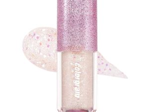 COLORGRAM Milk Bling Shadow - 01 Double Star | Pigmented Liquid Glitter Eyeshadow