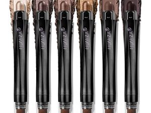 LUXAZA 6 PCS Taupe Mauve Neutral Eyeshadow Stick Set