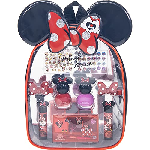 Disney Minnie Mouse - Townley Girl Cosmetic Makeup Gift Bag Set includes Lip Gloss Disney Minnie Mouse - Townley Girl Cosmetic Makeup Gift Bag Set includes Lip Gloss