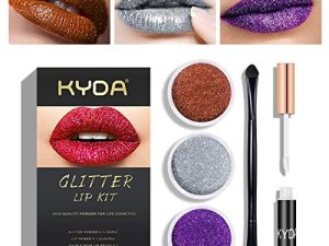 KYDA 3 Colors Glitter Lip Kit
