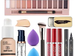 All in One Makeup Kit For Girls 12 Colors Nude Matte Eyeshadow Palette