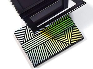 TUOKING Makeup Magnetic Palette with Mirror and 20Pcs Metal Stickers Empty Storage Palette for Eyeshadow Powder Highlighter