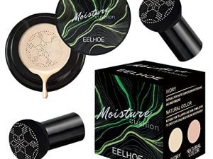 Mushroom Head Air Cushion CC Cream Foundation with 2PCS Mushroom Head Sponges