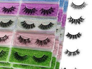 Fluffy Eyelashes Wholesale Bulk - 10/30/50/100 Pack Volume Wispy Lashes Reusable Natural Look False Strip Mink Lashes Eye Makeup (5 styles-30 pairs)