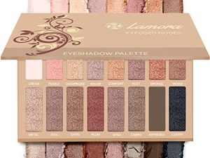 Best Pro Eyeshadow Palette Makeup - Matte Shimmer 16 Colors - Highly Pigmented - Professional Nudes Warm Natural Bronze Neutral Smoky Cosmetic Eye Shadows