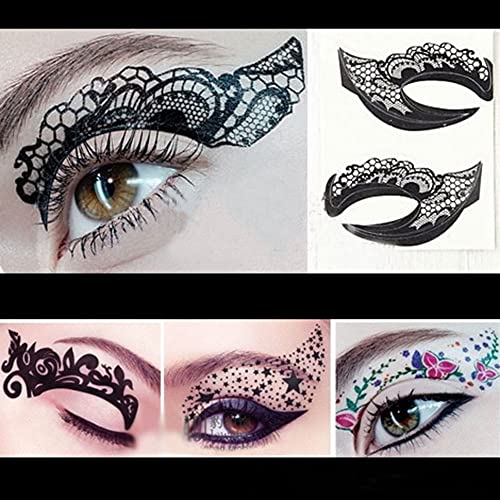 Eye shadow Tattoo Sticker 20pcs /10 Pairs Temporary Eye Tattoo Makeup Transfer Stickers Eyeliner Eyeshadow Sticker Eyes Makeup Party Lace Stickers on Face Eye shadow Tattoo Sticker 20pcs /10 Pairs Temporary Eye Tattoo Makeup Transfer Stickers Eyeliner Eyeshadow Sticker Eyes Makeup Party Lace Stickers on Face
