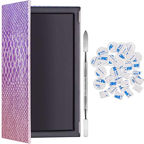 Sumind Empty Makeup Eyeshadow Palette Set 1 Magnetic Empty Palette with 1 Depotting Spatula and 30 Pieces Adhesive Empty Palette Metal Stickers Empty Palette Kit for Makeups (Rectangle) Sumind Empty Makeup Eyeshadow Palette Set 1 Magnetic Empty Palette with 1 Depotting Spatula and 30 Pieces Adhesive Empty Palette Metal Stickers Empty Palette Kit for Makeups (Rectangle)