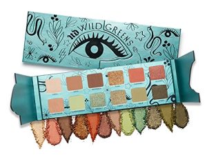 URBAN DECAY Wild Greens Eyeshadow Palette - 12 Shades - Nature-Inspired Greens & Earthy Neutrals - Vegan Formula
