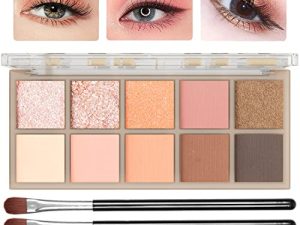 10 Colors Eyeshadow Palette Smooth Matte Nude Eye Makeup Palette